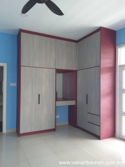 BUILT-IN WARDROBE DESIGN PAUH RESIDENCES PENANG