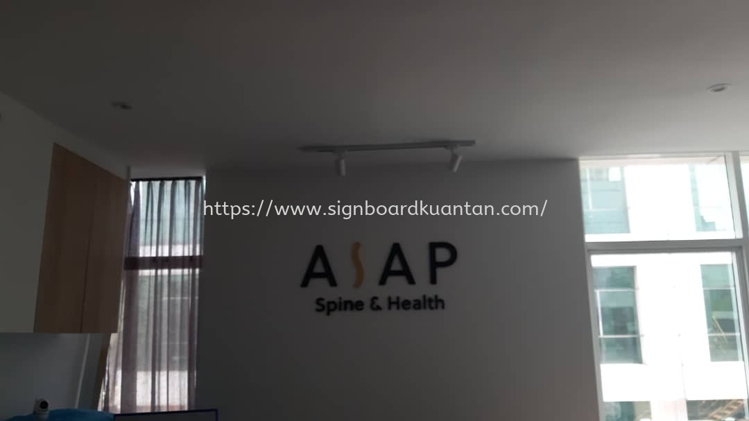 ASAP SPINE & HEALTH INDOOR PVC FOAM BOARD 3D LETTERING AT KUANTAN AIR PUTIH 