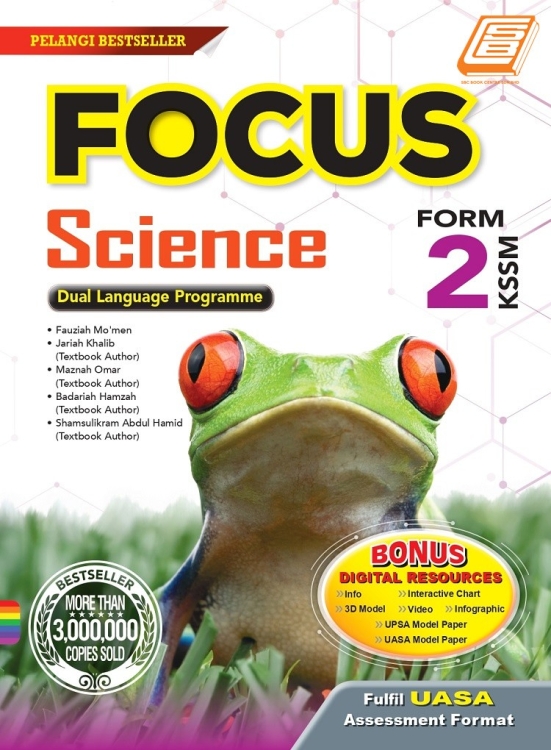 Focus Science Form 2 KSSM Science Tingkatan 2 Buku Rujukan / Reference ...