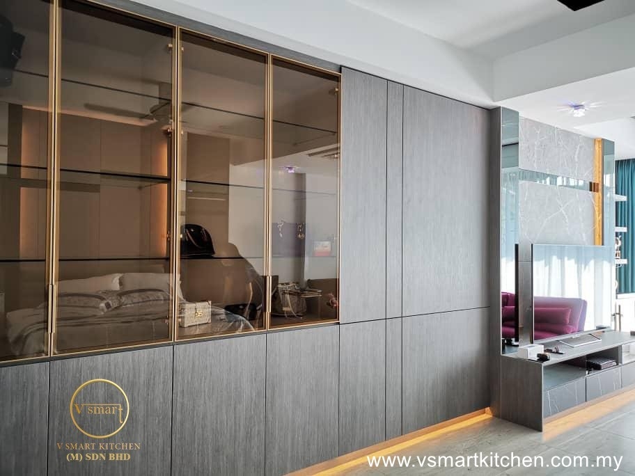 BUILT-IN WARDROBE DESIGN IN BAGAN LALANG BUTTERWORTH Open Concept Wardrobe Wardrobe Malaysia Reference Renovation Design 