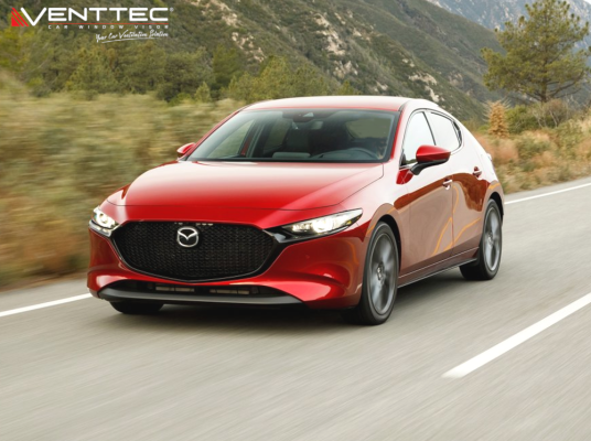 MAZDA 3 (HATCHBACK) 2020 - ABOVE = VENTTEC DOOR VISOR