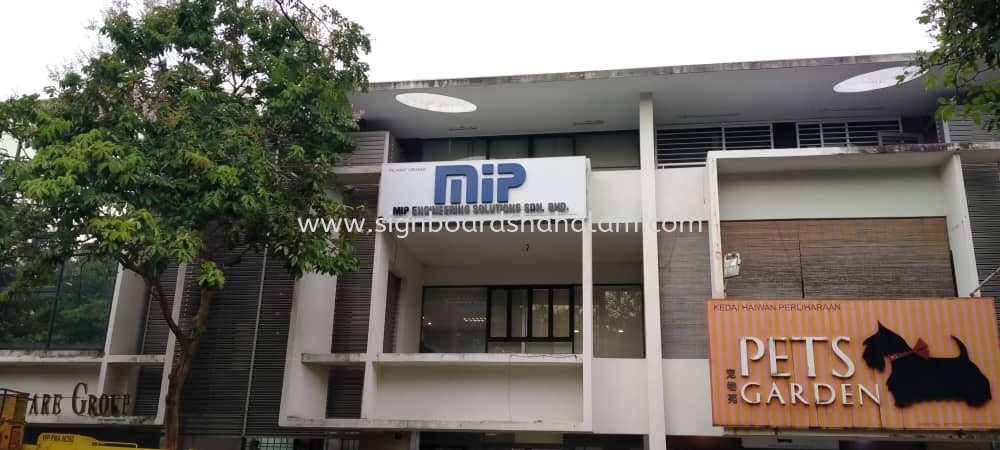 MIP ENGINEERING SOLUTIONS PEJABAT URUSAN OUTDOOR 3D LED FRONTLIT SIGNAGE