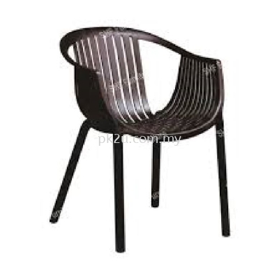 JAVA-S2 - PLASTIC CAFE ARMCHAIR