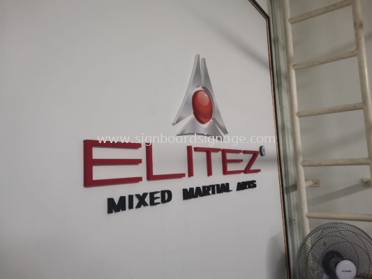 Elitez Mixed Martial Arts - Indoor 3D PVC Signage - Subang Jaya 