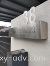 Stainless Steel House Number Plate Number Plate