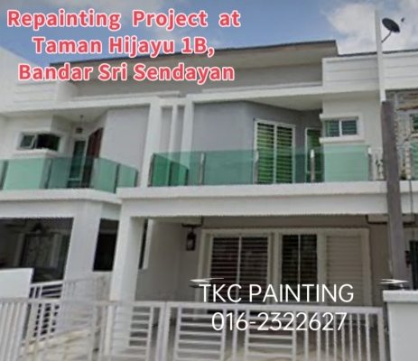 #Repainting  Project  At  Taman Hijayu 1B, Bandar Sri Sendayan