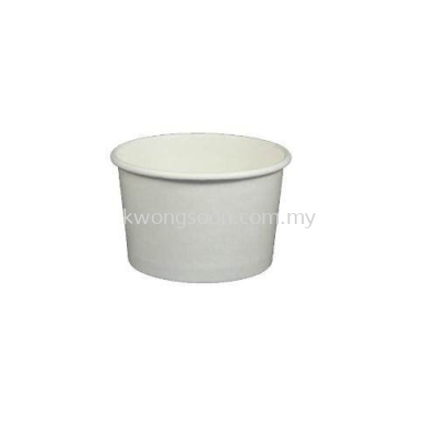 3 oz / 4 oz / 5 oz paper cup bowl ice cream bowl (white / genetic)