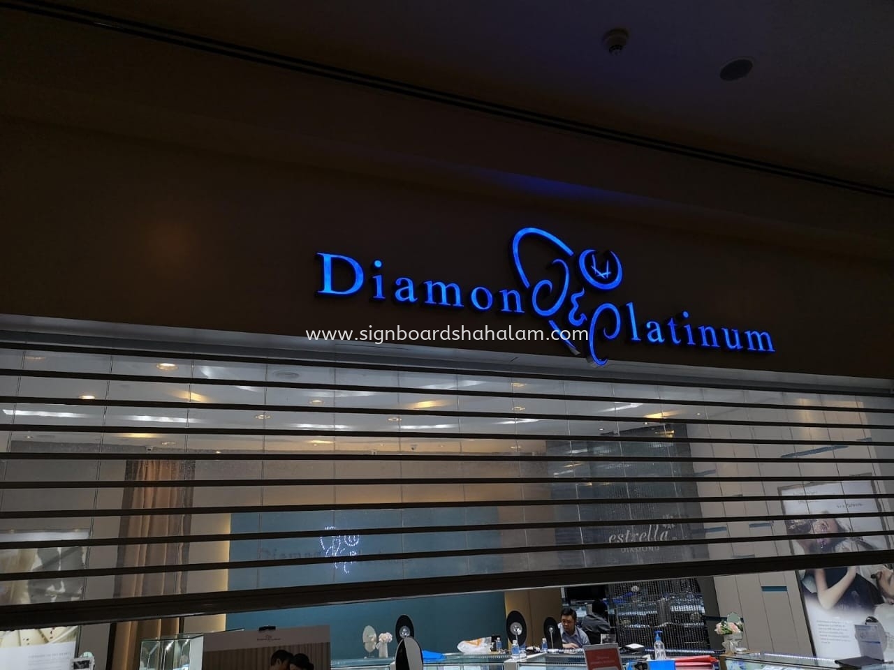 DIAMOND & PLATINUM INDOOR 3D LED FRONTLIT SIGNAGE