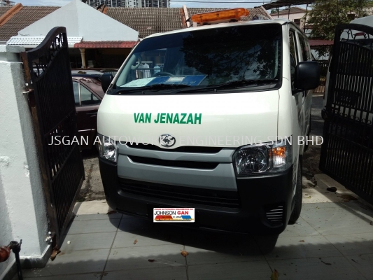 VAN JENAZAH TOYOTA HIACE LOW ROOF SPACE EKONOMI 