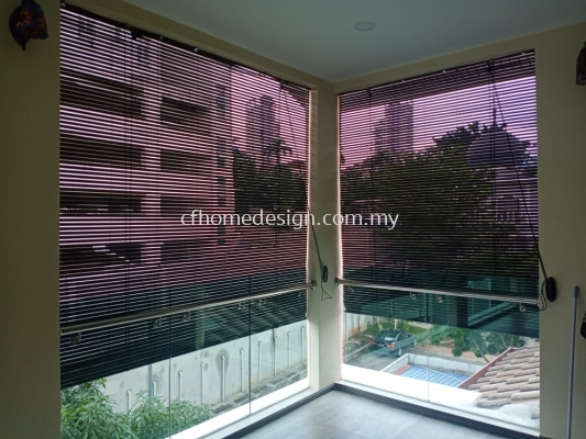 Outdoor Wooden Blinds 