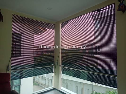 Outdoor Wooden Blinds 