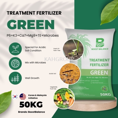 BoostBalance Treatment Fertilizer GREEN - 50KG