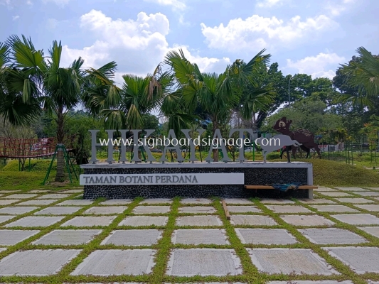 Hikayat - Taman Botani Perdana - Outdoor 3D EG Double Enclusure Standing Signage - Cyberjaya 