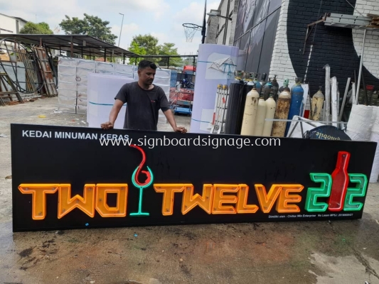 Two Twelve 212 - Outdoor 3D EG ''U'' Channel LED Neon Signboard 