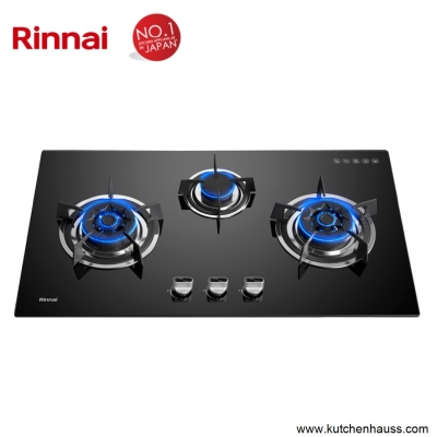 Rinnai 88cm 3 Burner Gas Hob RB-983G