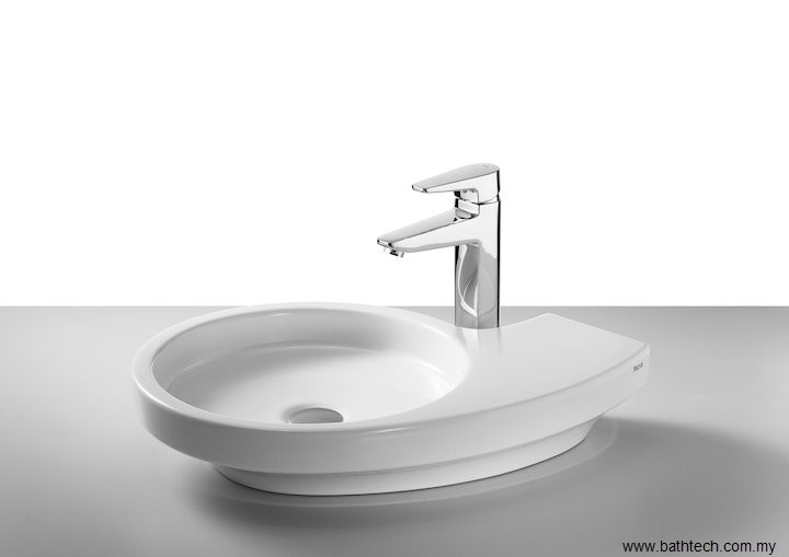 Roca Urbi 3 Countertop Basin 58 x 40cm (A327228000) Countertop Wash Basin Bathroom / Washroom Choose Sample / Pattern Chart
