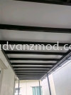 Mild Steel Awning Cover With Aluminium Composite Panels Roofing & Awning 