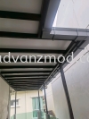 Mild Steel Awning Cover With Aluminium Composite Panels Roofing & Awning 