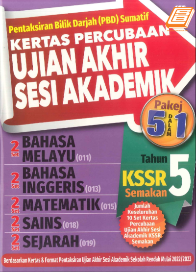 Kertas Percubaan Ujian Akhir Sesi Akademik 5 Dalam 1 Tahun 5