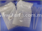 6.5 Clear PLASTIC CUTLERY ; & TISSUE