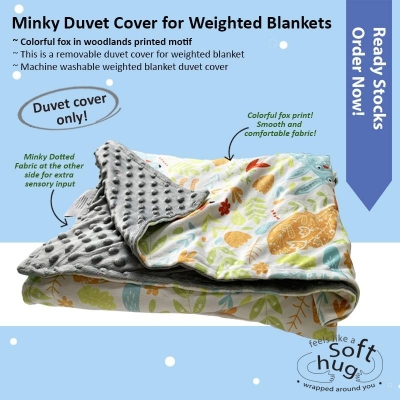 (Add-On) Minky Duvet Cover For Weighted Blanket