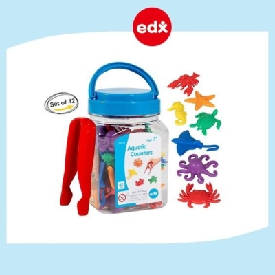 Edx Education® Aquatic Counters In A Mini Jar