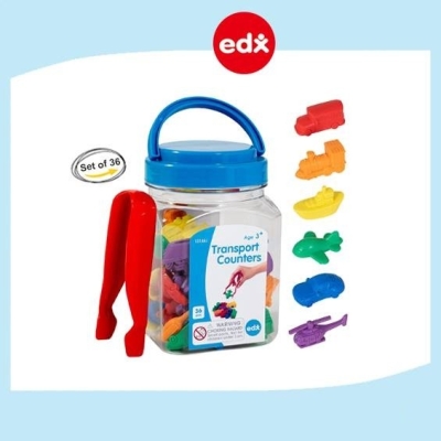 Edx Education Transport Counters In Mini Jar