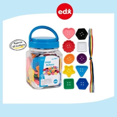Edx Education® Large Buttons In Mini Jar