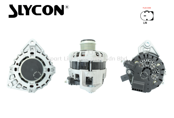 Alternator Proton Iriz VVT Y2014-Present  (SLYCON) 12V 110A 1Pin 6PK with Clutch Pulley New 