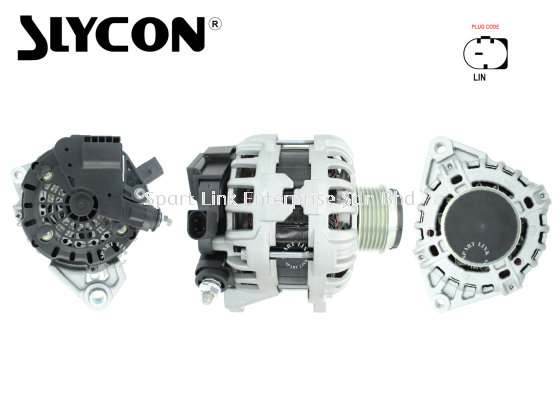 Alternator Proton Saga VVT Y2016-Present  (SLYCON) 12V 110A 1Pin 6PK with Clutch Pulley New