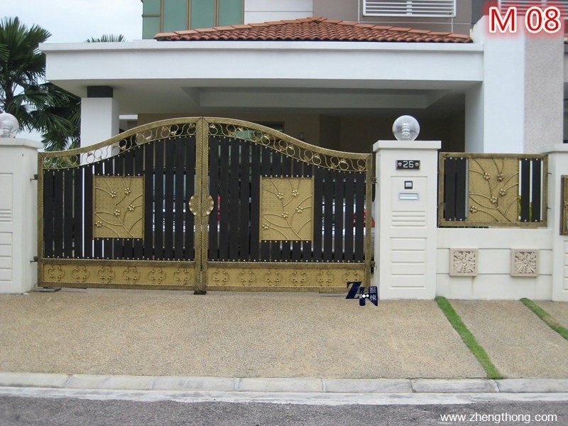 Aluminium Mix Gate - M08 Johor Bahru Gate Design  Aluminium Mix Gates Choose Sample / Pattern Chart