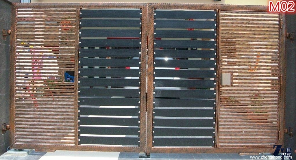 Aluminium Mix Gate - M02 Johor Bahru Gate Design  Aluminium Mix Gates Choose Sample / Pattern Chart