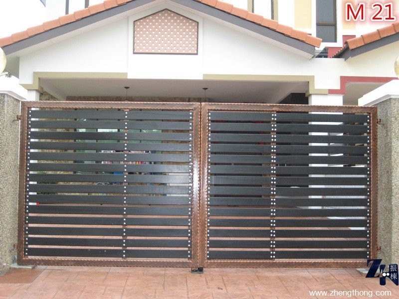 Aluminium Mix Gate - M21 Johor Bahru Gate Design  Aluminium Mix Gates Choose Sample / Pattern Chart