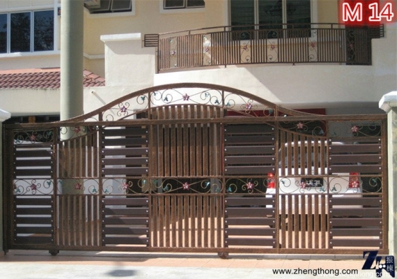 Pintu Gate Campur Aluminium - M14