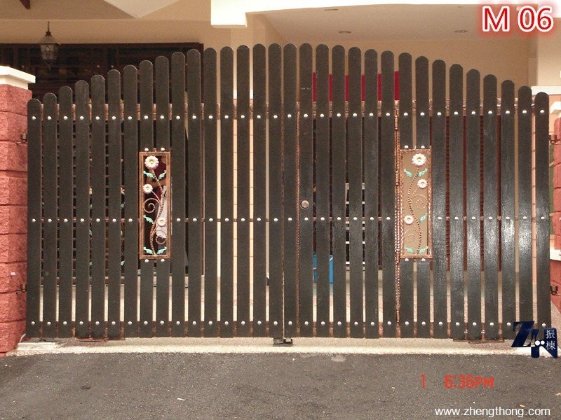 Aluminium Mix Gate - M06 Johor Bahru Gate Design  Aluminium Mix Gates Choose Sample / Pattern Chart