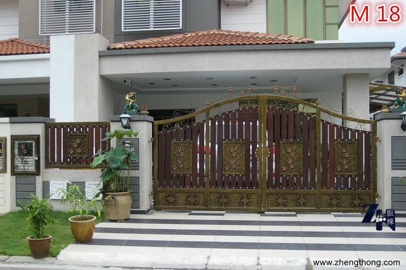 Aluminium Mix Gate - M18 Johor Bahru Gate Design  Aluminium Mix Gates Choose Sample / Pattern Chart