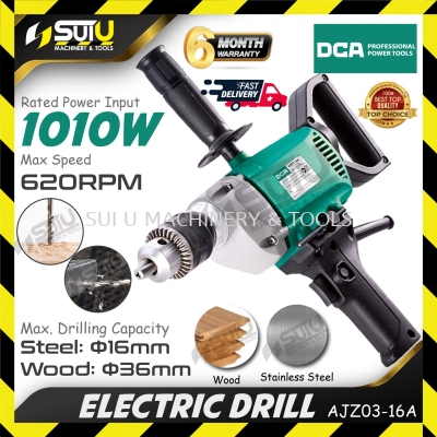 DCA AJZ03-16A Electric Drill 1010W 620RPM