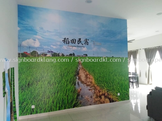 villa chee indoor wallpaper sticker printing at sekinchan