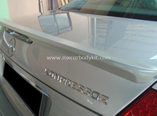 MERCEDES BENZ W211 AMG REAR TRUNK LIP SPOILER 