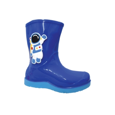 KIDS PULL ON TRENDY RAIN BOOT (RM 935-1-B) (AT.X)