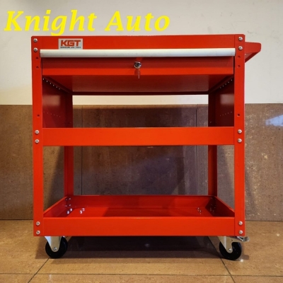 KGT 3 Layer Tool Trolley Cart Roller Cabinet Storage Box 768x413x818mm  ID34330