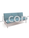 FOS-025-3-N1 - RECEPT - 3 SEATER SOFA W/O ARMREST Fabric Sofa Office Sofa Office Sofa / Bench / Lounge