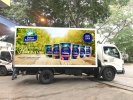 Lorry Advertising for Dairy Farmers 5 Tons box lorry body wrap Lorry Advertising Vehicle Advertising