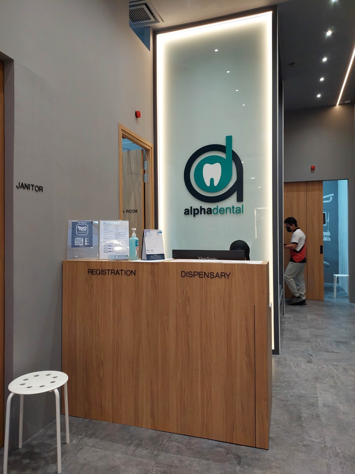 Reception Counter Design| Dental Clinic | Clinic Renovation- Commercial Design - Interior Design - One Stop Renovation Services - KSL City Mall Johor Bahru Dental Clinic Design Commercial Design Interior Design