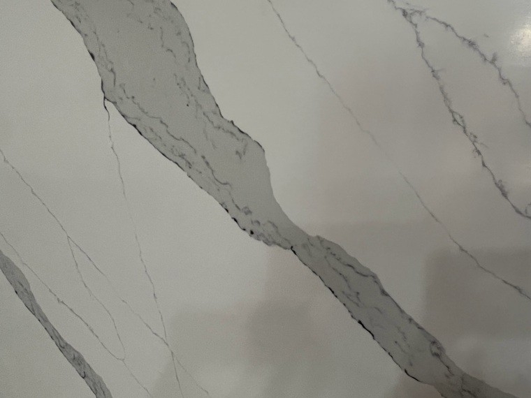 Artificial Quartz : London White  Engineered Quartz Artificial Stones / Tiles / Slabs Choose Sample / Pattern Chart