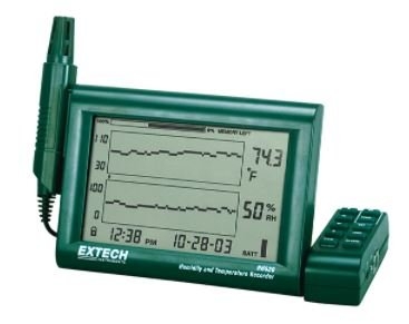 EXTECH RH520A : Humidity+Temperature Chart Recorder with Detachable Probe