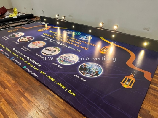 Backdrop with Lighting System | Event Fair Shopping Mall Exhibition Trade Expo Booth Festival | Supply Install | Malaysia