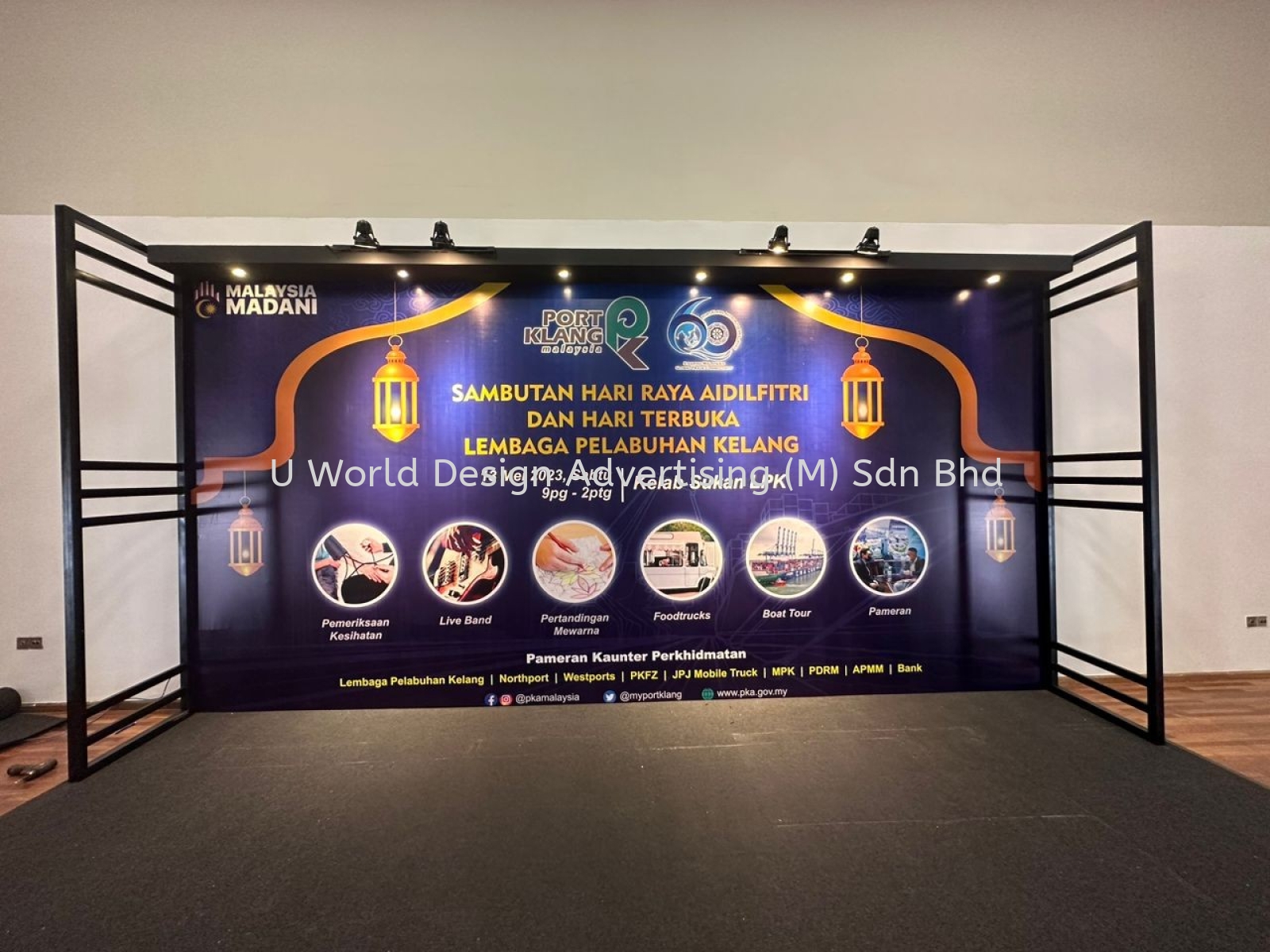 EVENT BACKDROP TARPAULIN LIGHTING SYSTEM3 BACKDROP PRINTING DISPLAY ...
