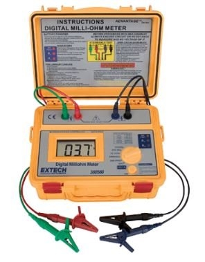 EXTECH 380580 : Battery Powered Milliohm Meter