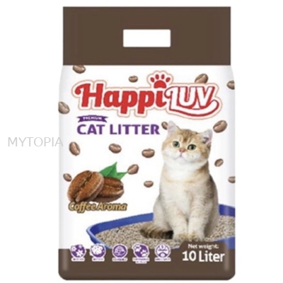 HAPPILUV COFFEE AROMA CAT LITTER 10L